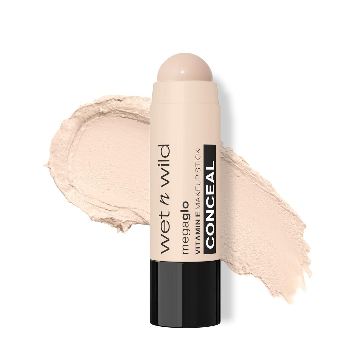 wet n wild MegaGlo Stick Conceal Bisque offers smooth on-the-go coverage.