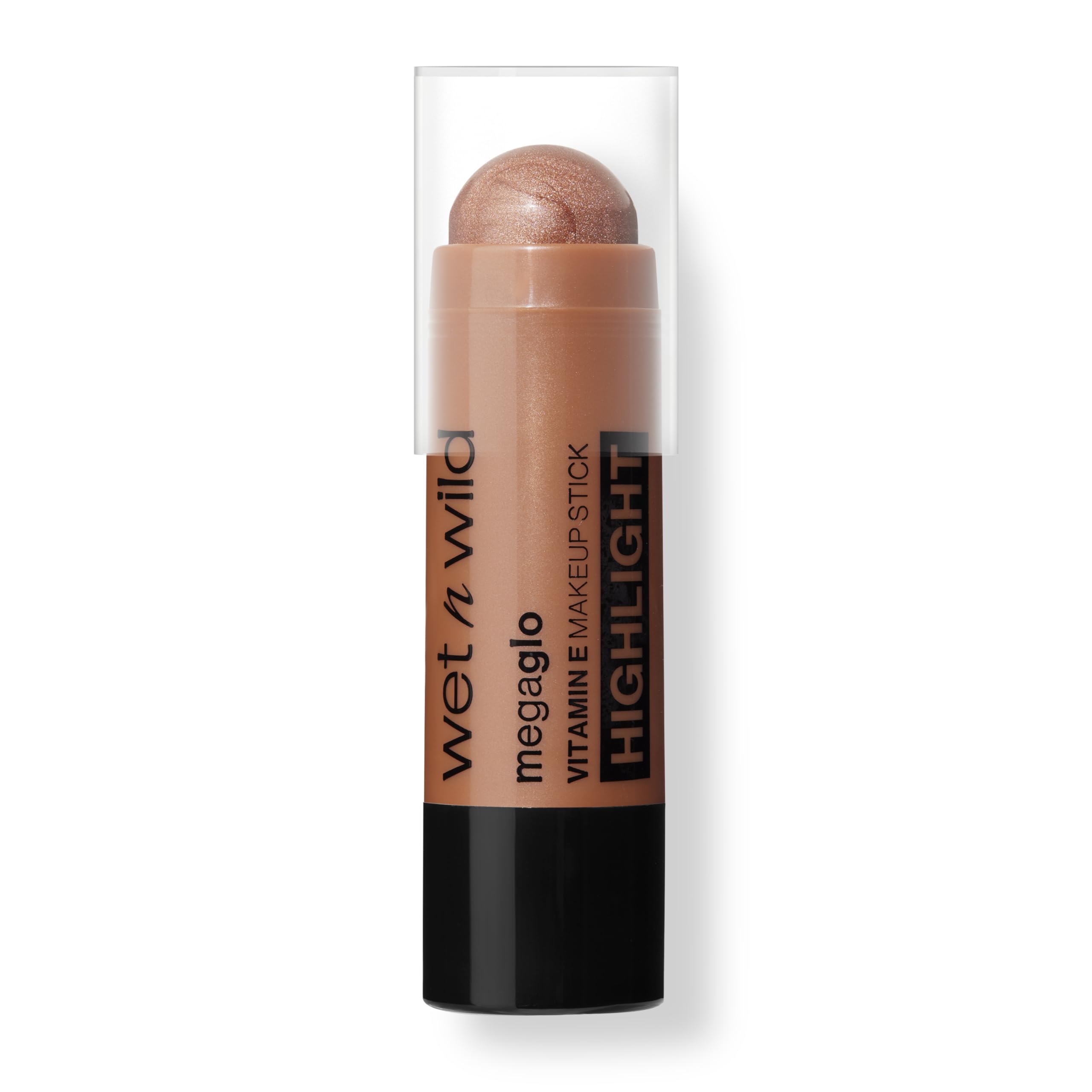 wet n wild MegaGlo Desert Sands stick swatch shows satin finish and glow