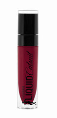 Close-up texture of Red Behind the Bleachers shows rich pigment for a striking matte look.