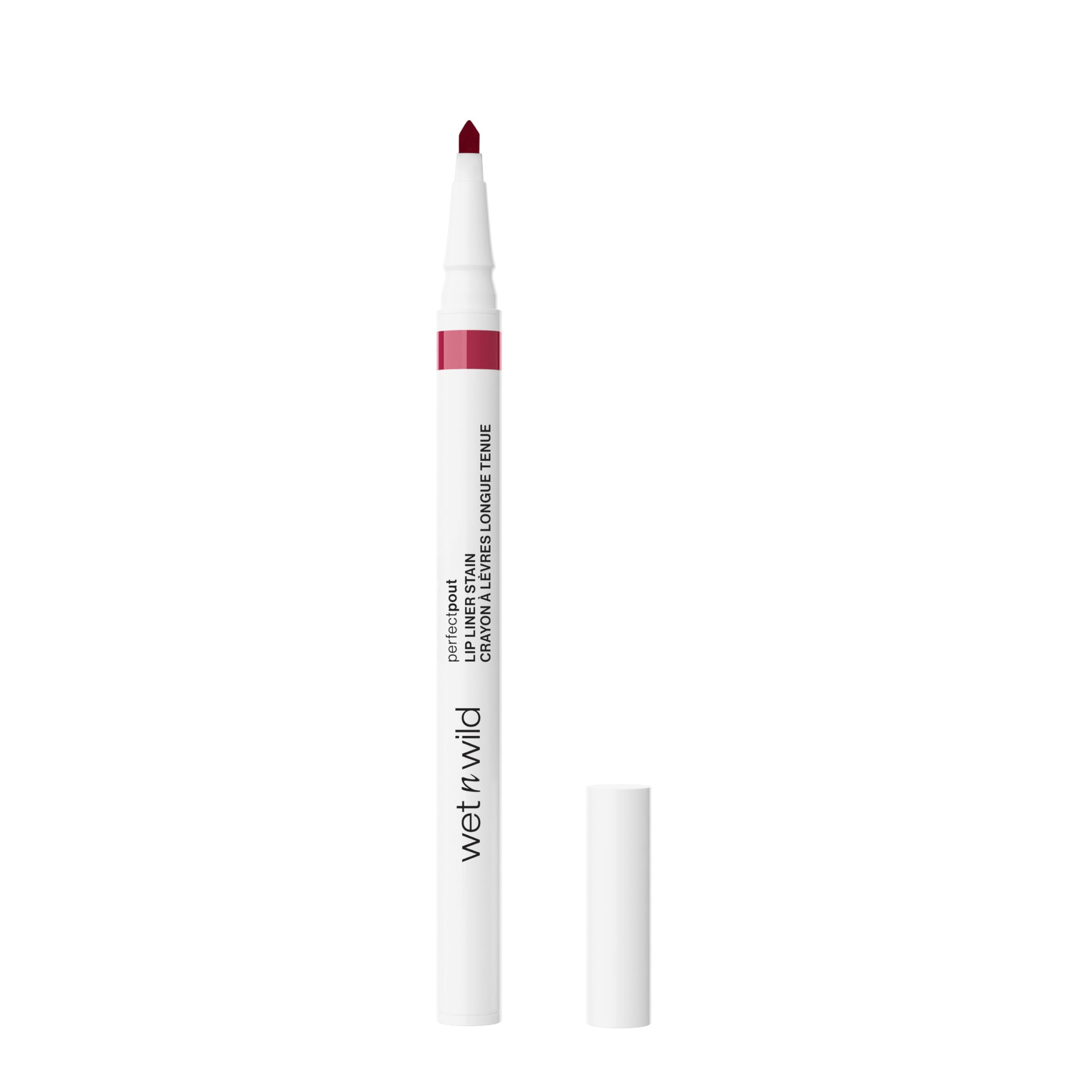 Lip filling with Wet n Wild Perfect Pout Lip Liner Stain for full coverage.