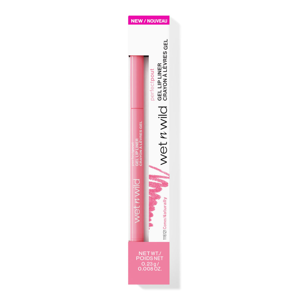 wet n wild Perfect Pout Gel Lip Liner worn solo for bold lips