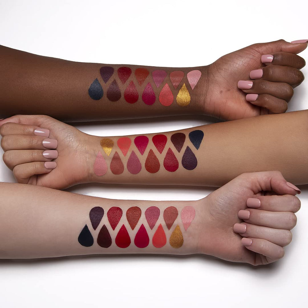wet n wild Perfect Pout Lipstick velvet finish on swatch
