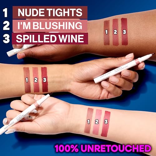 Long lasting color swatch from Wet n Wild Perfect Pout Lip Liner Stain.