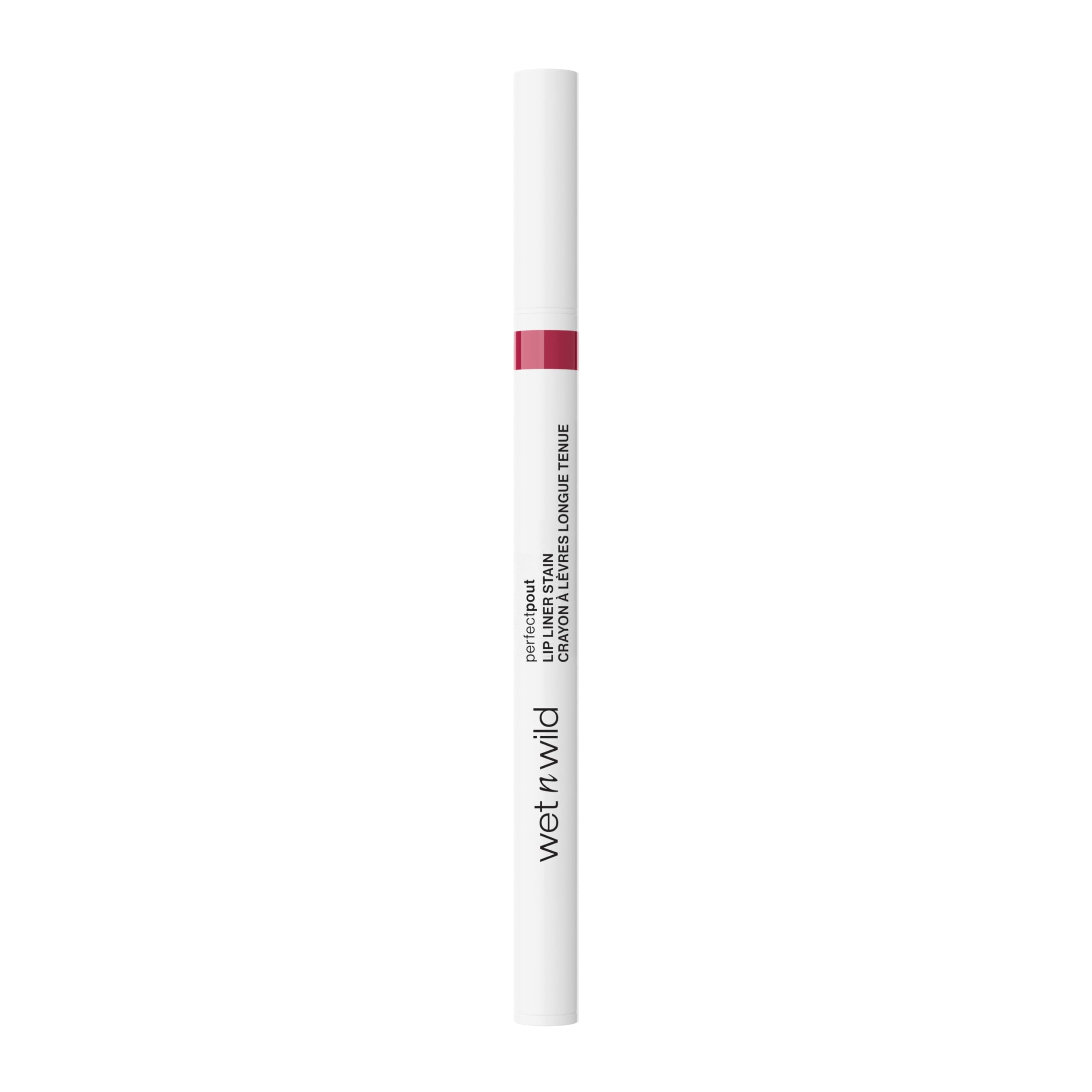 Vegan Cruelty-Free Wet n Wild Perfect Pout Lip Liner Stain packaging label.