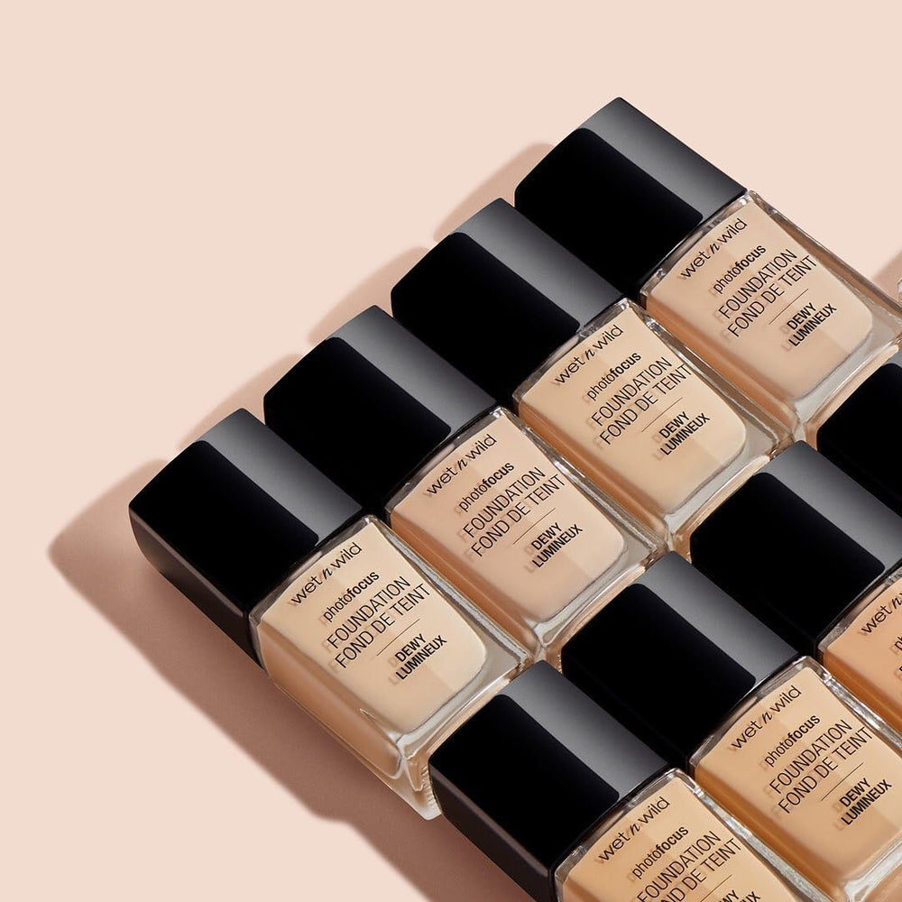 Day-to-night look using Wet n Wild Photo Focus Dewy Foundation