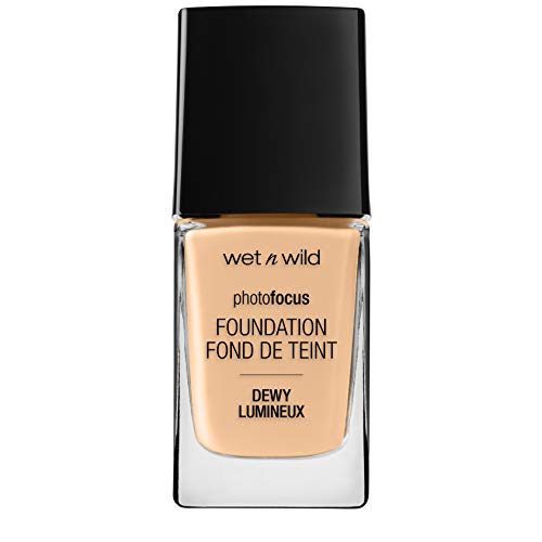 Wet n Wild Photo Focus Dewy Foundation swatches on skin show buildable coverage.