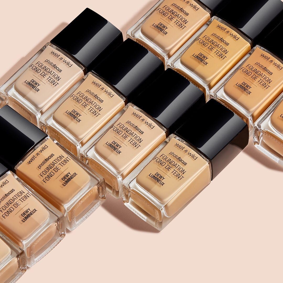 Wet n Wild foundation with brushes for day-to-night wear versatility.