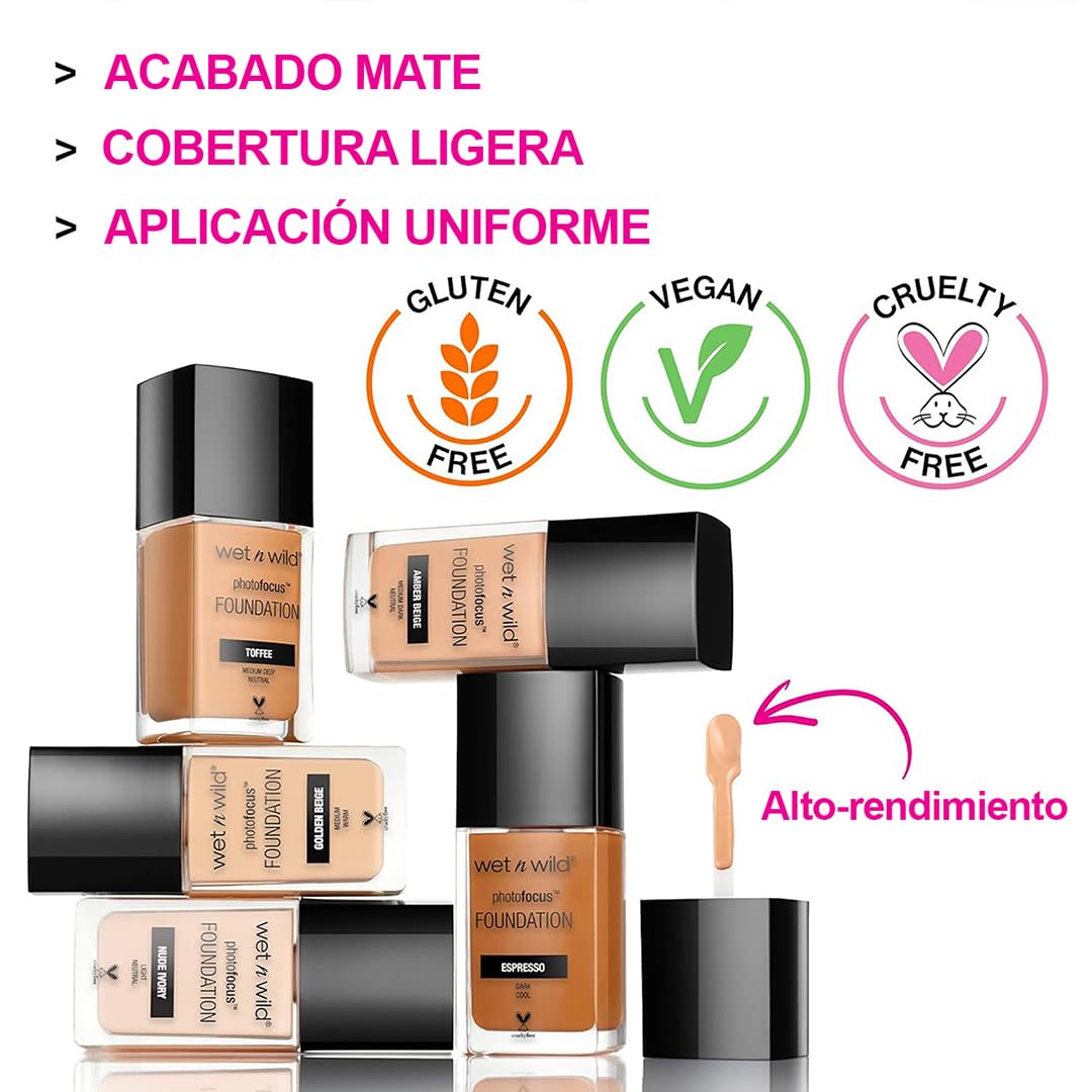 wet n wild Photo Focus foundation color-matched undertones for natural skin