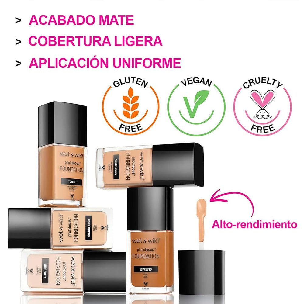 wet n wild Photo Focus foundation color-matched undertones for natural skin