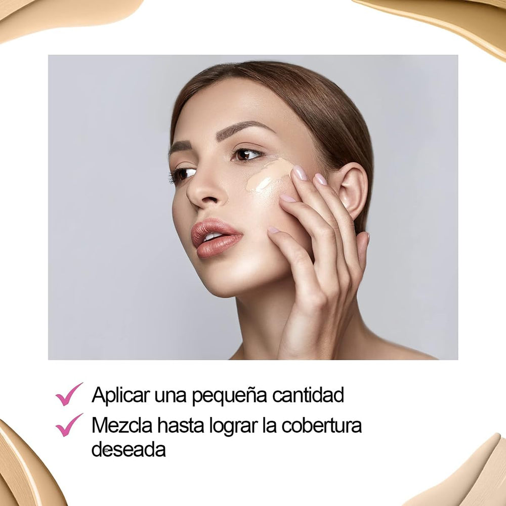 Wet n Wild foundation with light-diffusing complex under varied lighting.