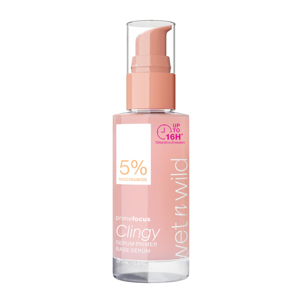 Wet n Wild Prime Focus serum delivers a soft, dewy glow on skin.