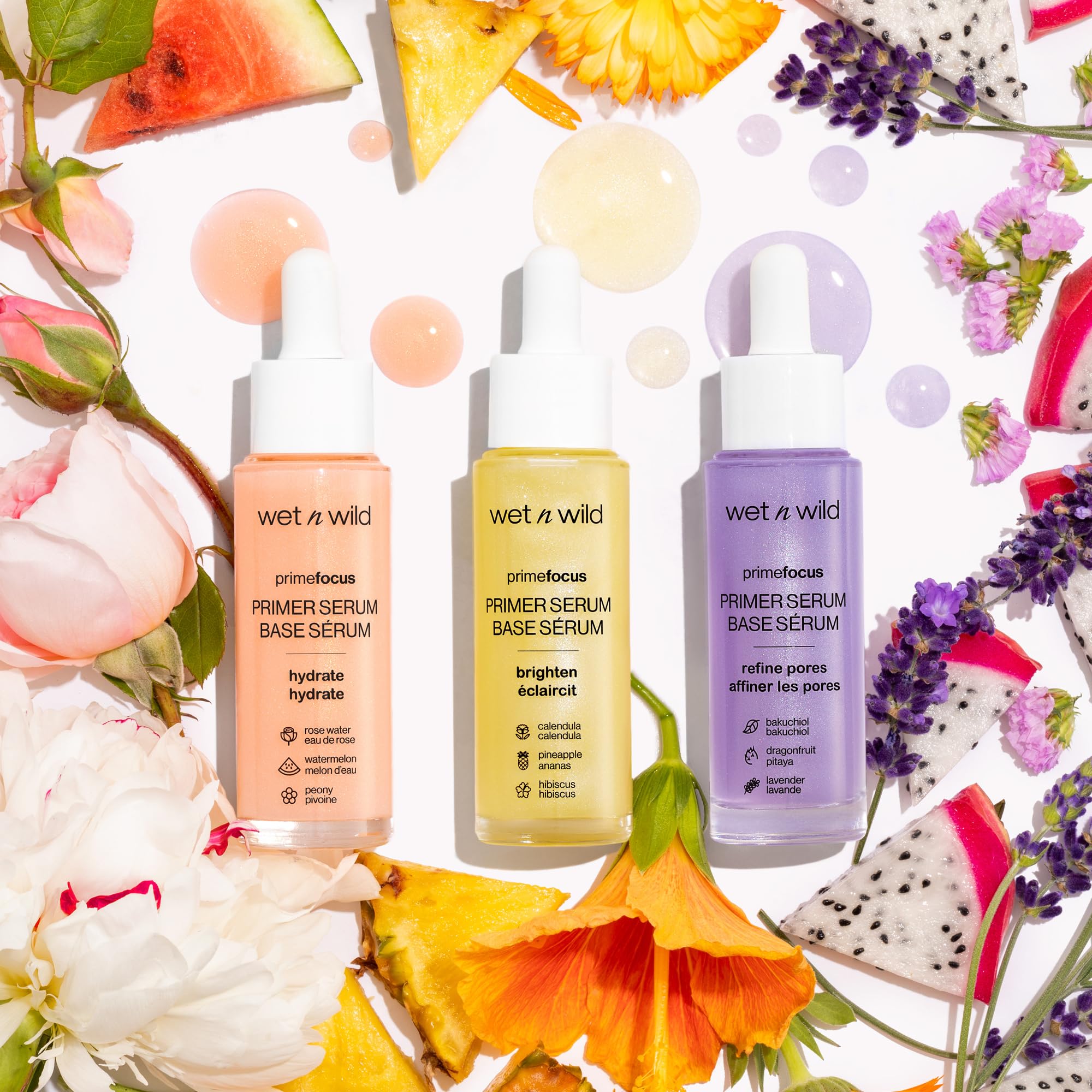 wet n wild Prime Focus serum, hidratacion-sutil, mantiene la piel fresca durante el día.