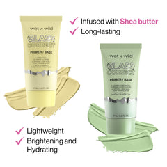 wet n wild primer foco acabado cristal ofrece un brillo translúcido