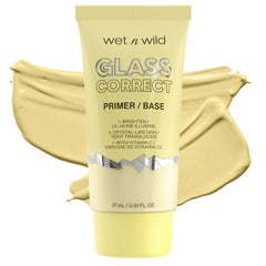 wet n wild primer foco botella con efecto vidrio para piel radiante