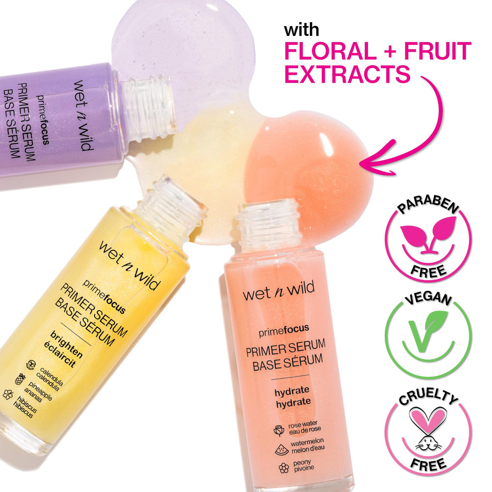 Prime Focus Primer Serum, lienzo ideal para un maquillaje uniforme.