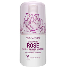 wet-n-wild Photo Focus Primer Water: botella rosa para hidratación rápida en la piel