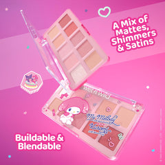 wet n wild sombras mate My Melody, opción suave para uso diario.