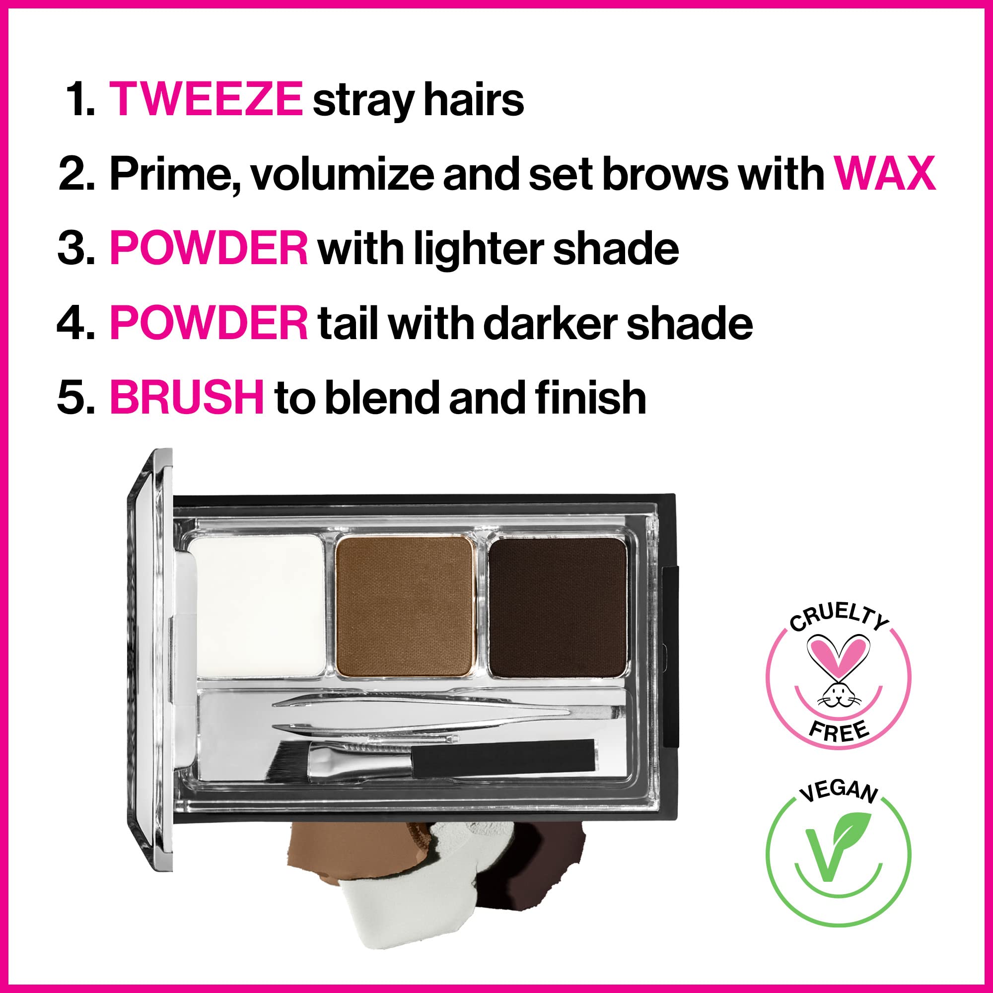 wet n wild tweezers close-up with precision tips for shaping brows