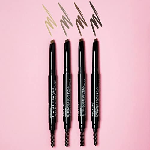 wet n wild Ultimate Eyebrow Retractable Pencil swatch on skin shows the color.
