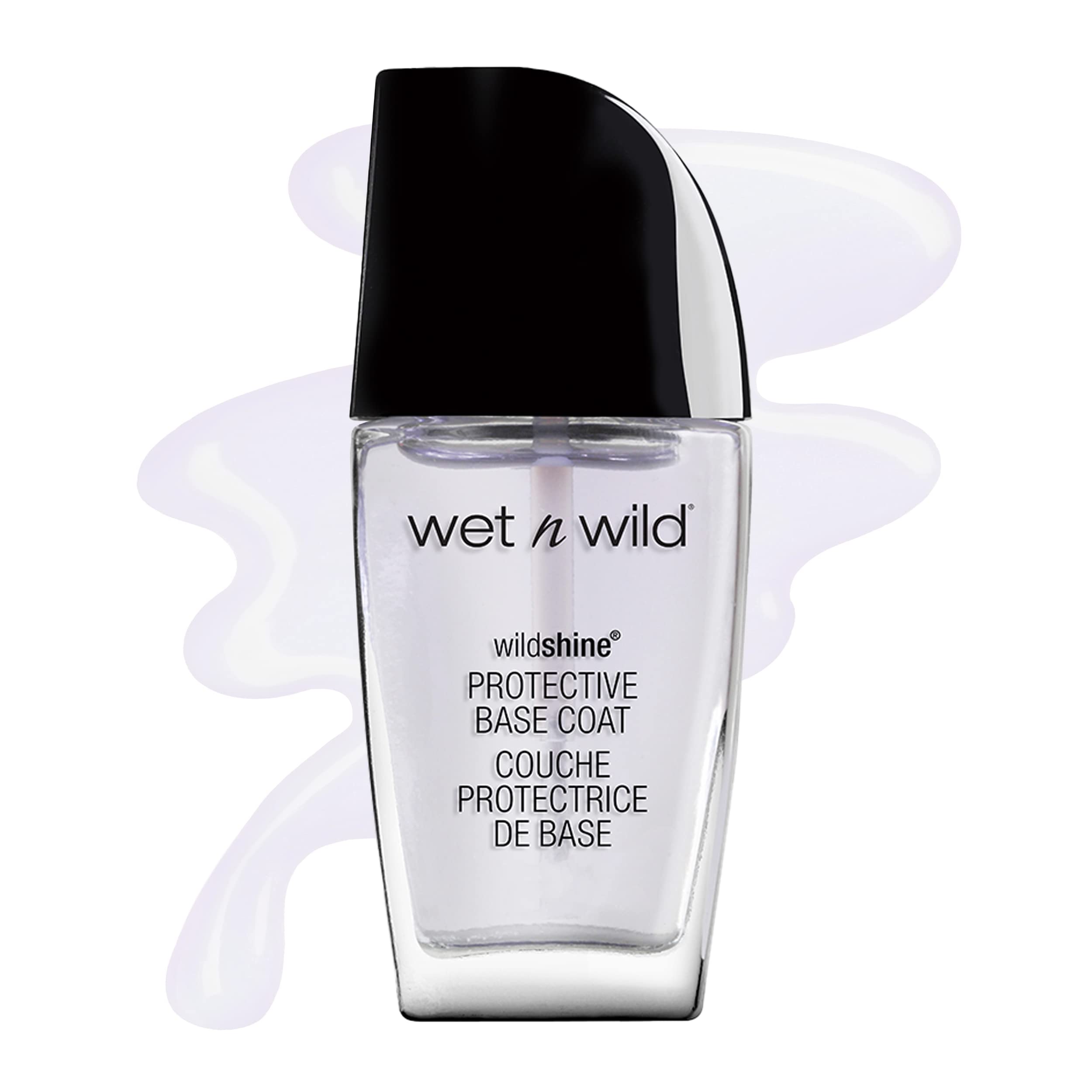 Wet n Wild Wild Shine base coat bottle ready for nail prep and wear