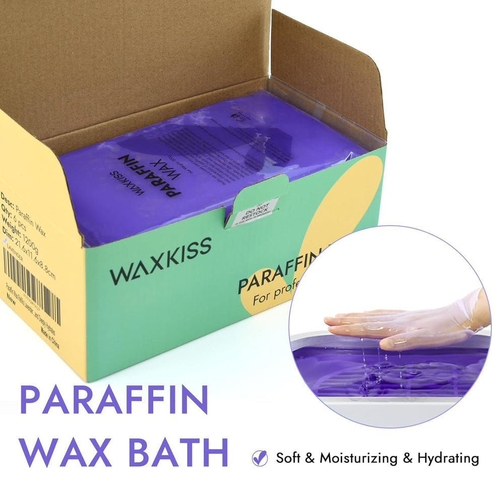 wewax-hand paraffin wax session with lavender for smoother skin