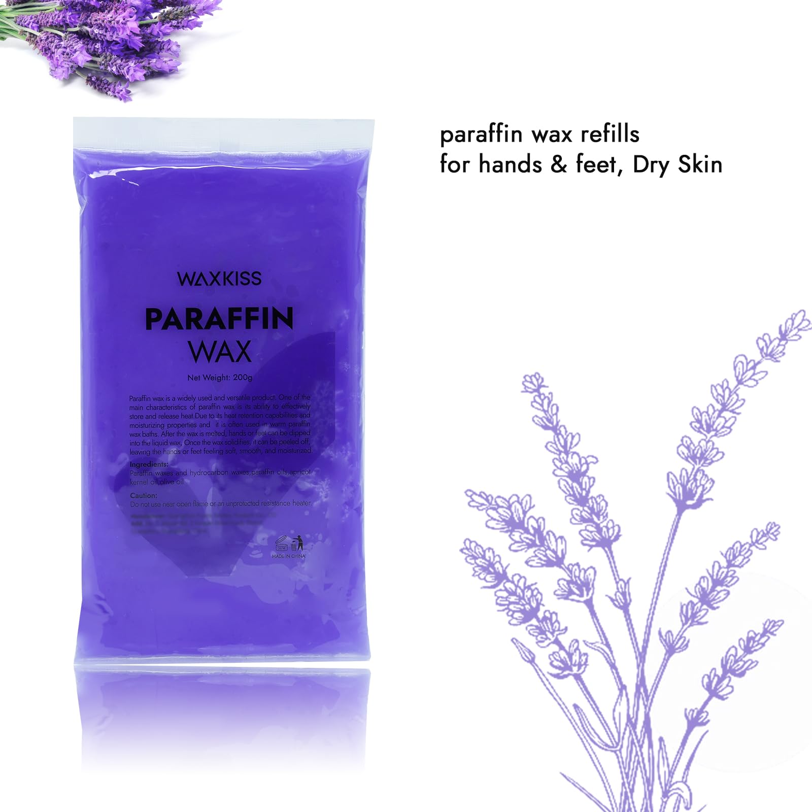 wewax lavender paraffin wax cubes for soothing home spa sessions