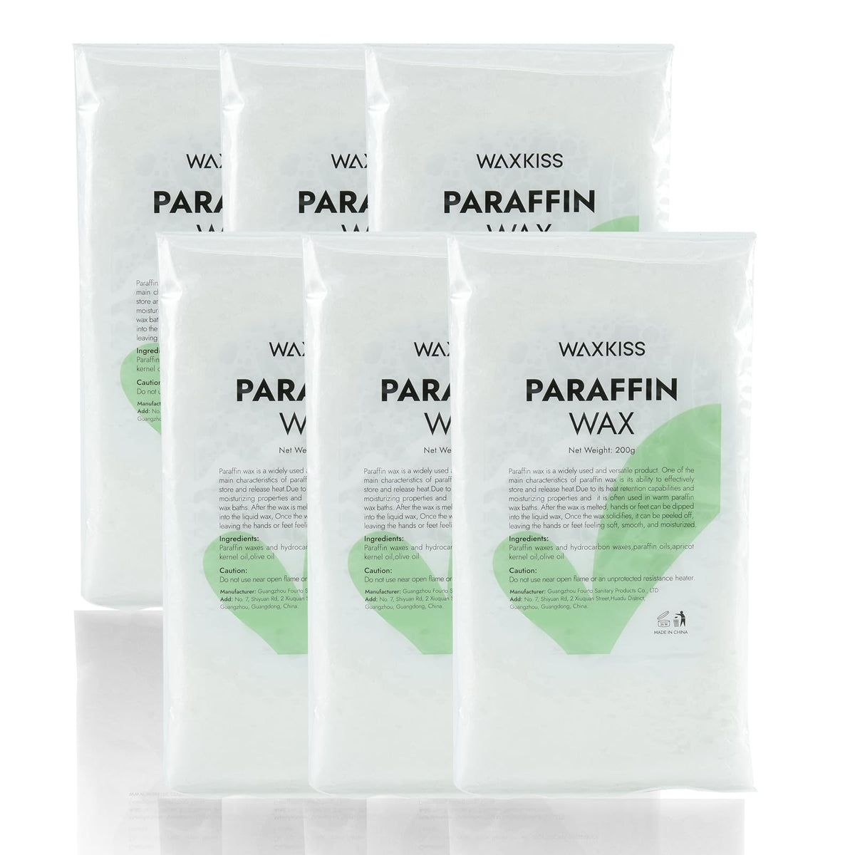 wewax paraffin wax refills 6-pack for smooth, hydrated hands and feet