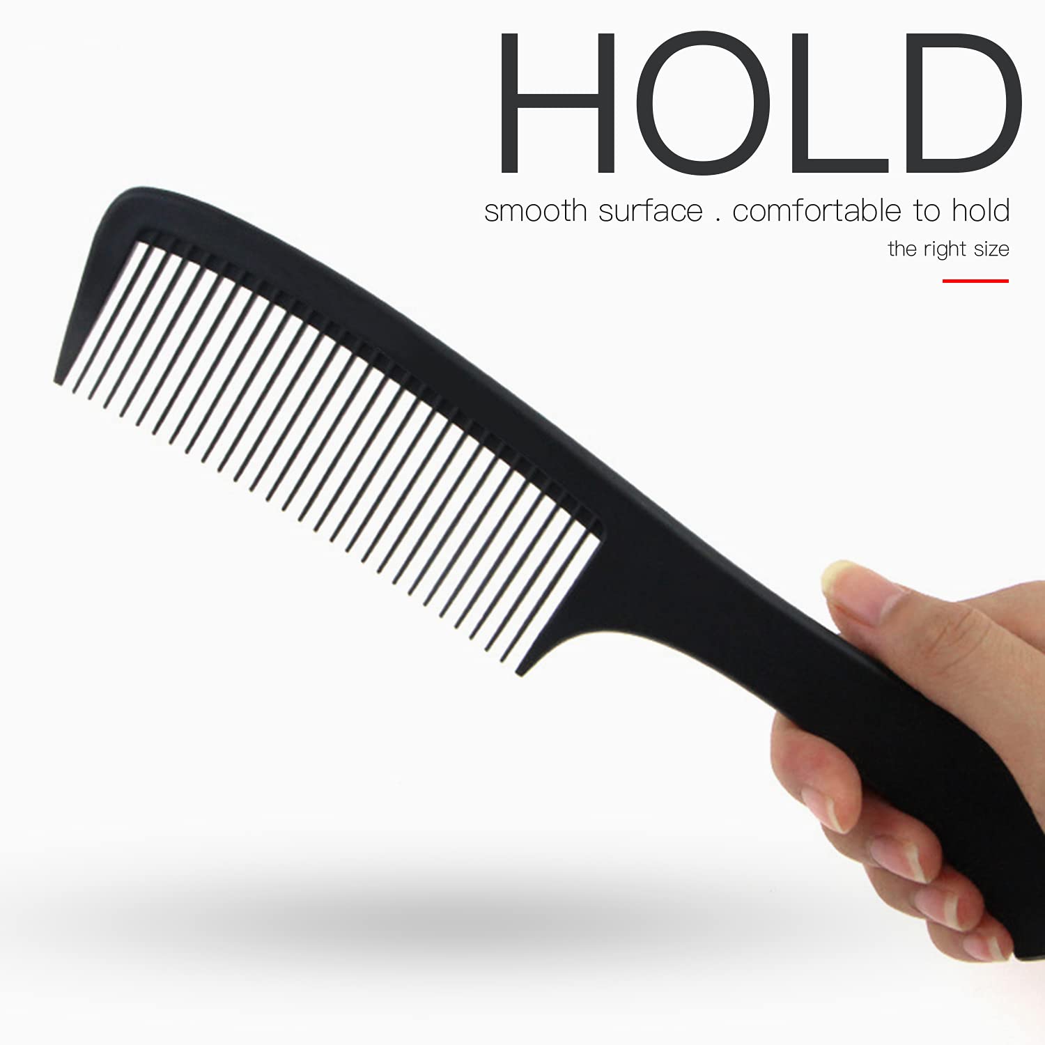 WEXNECOWKZ durable carbon fiber material withstands frequent brushing.