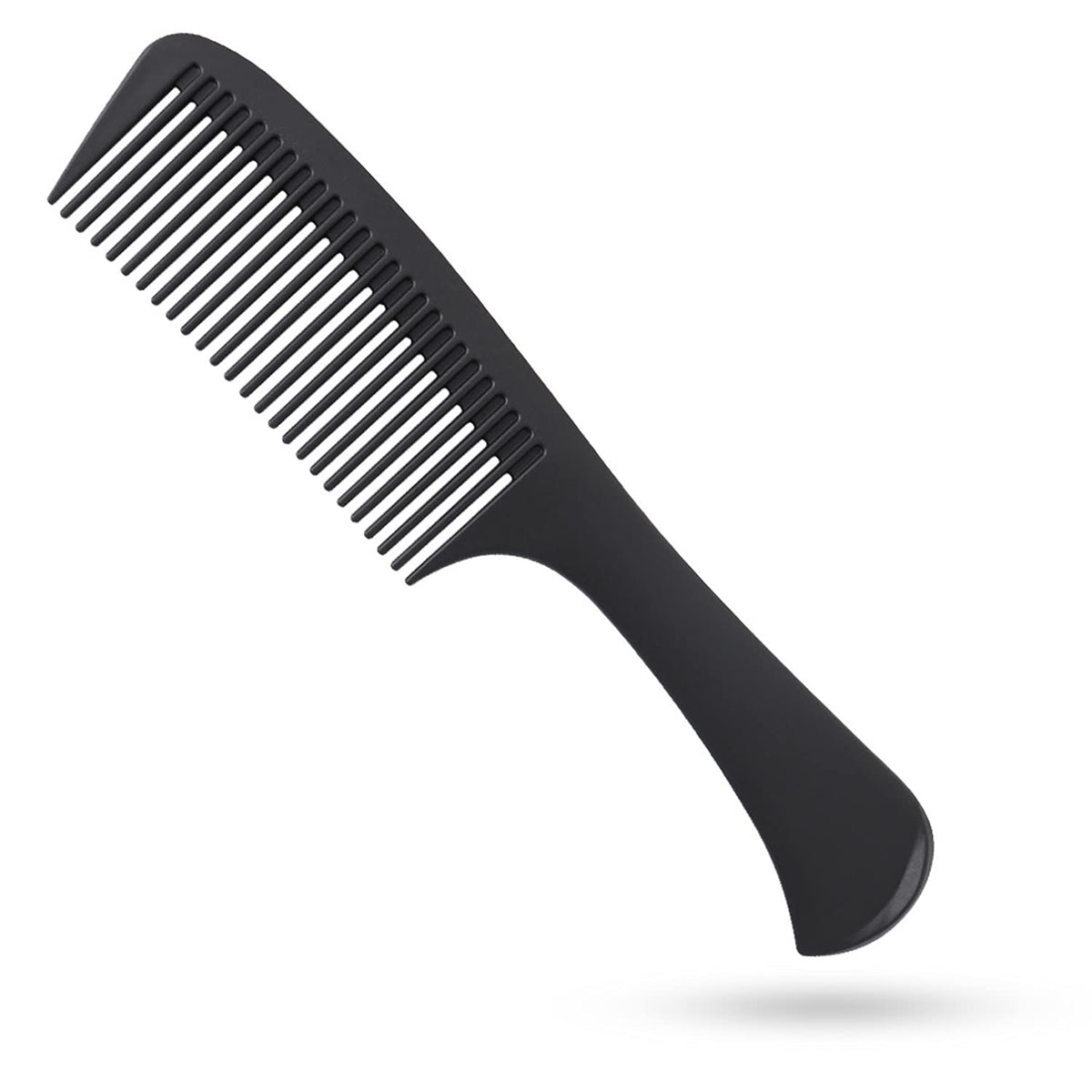WEXNECOWKZ large detangling comb with carbon fiber handle for lasting styling.
