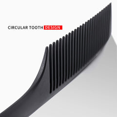 WEXNECOWKZ sleek black salon finish promotes reduced static during styling.