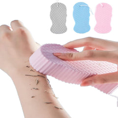 WFWJ azul, esponja exfoliante para exfoliación suave y limpieza profunda