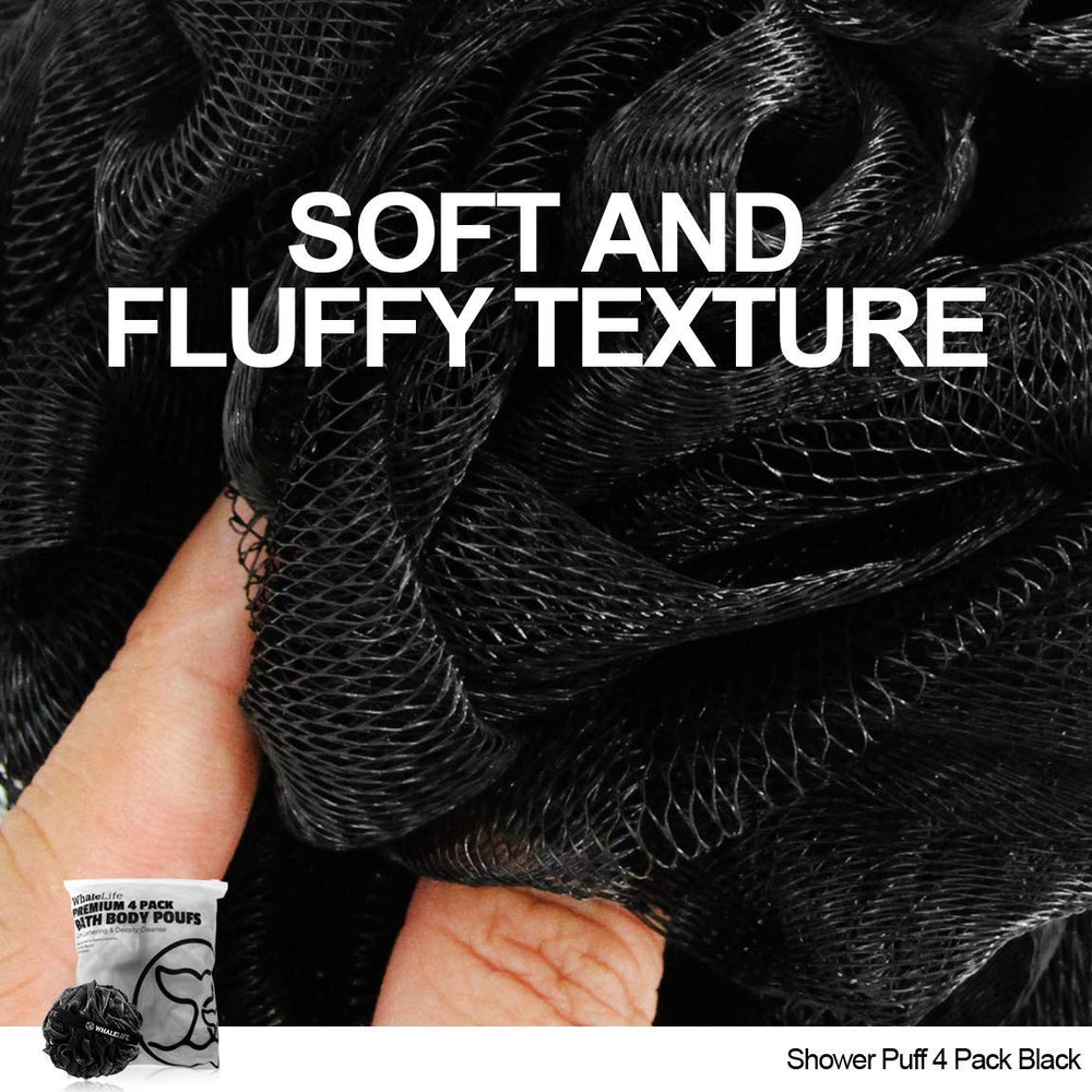 WhaleLife loofah 4-pack provides value for home and gym bags