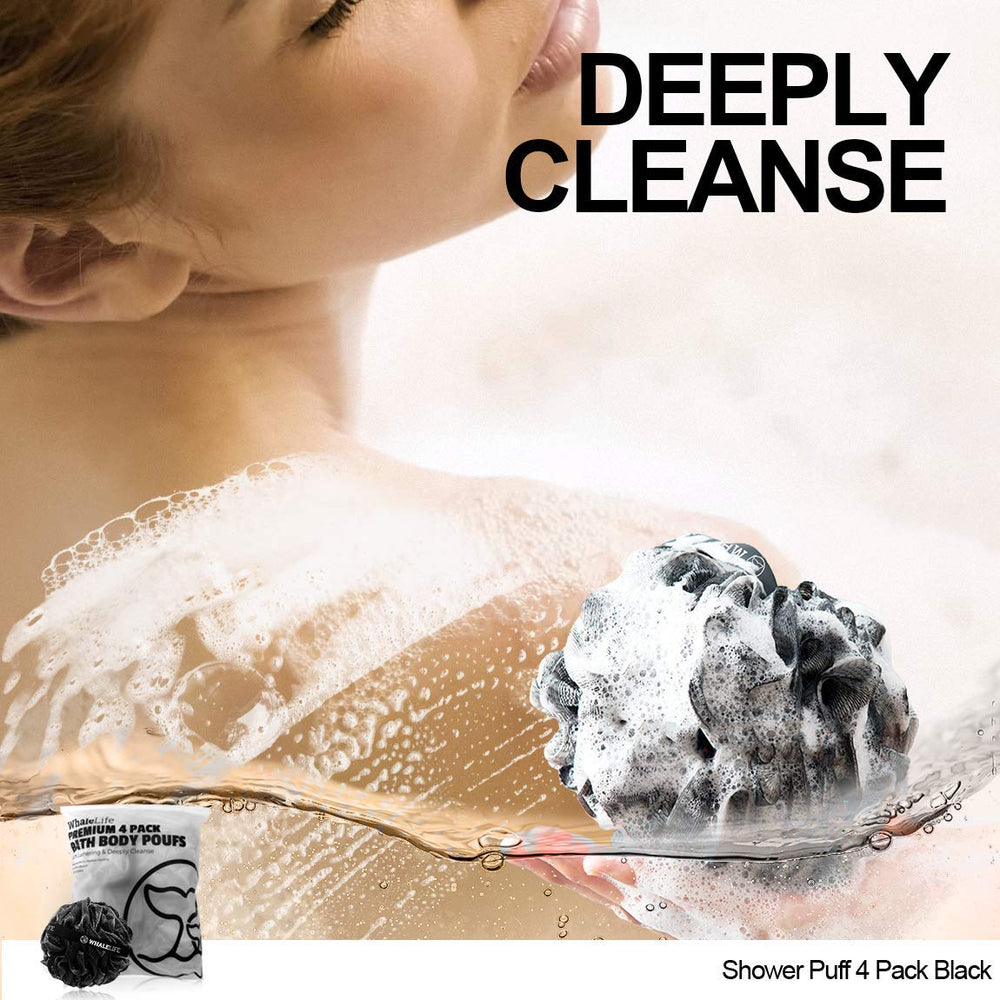 WhaleLife loofah is easy to clean and quick-drying for freshness