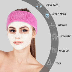 Whaline banda facial talla 25.6 x 3.1 pulgadas, ligera.