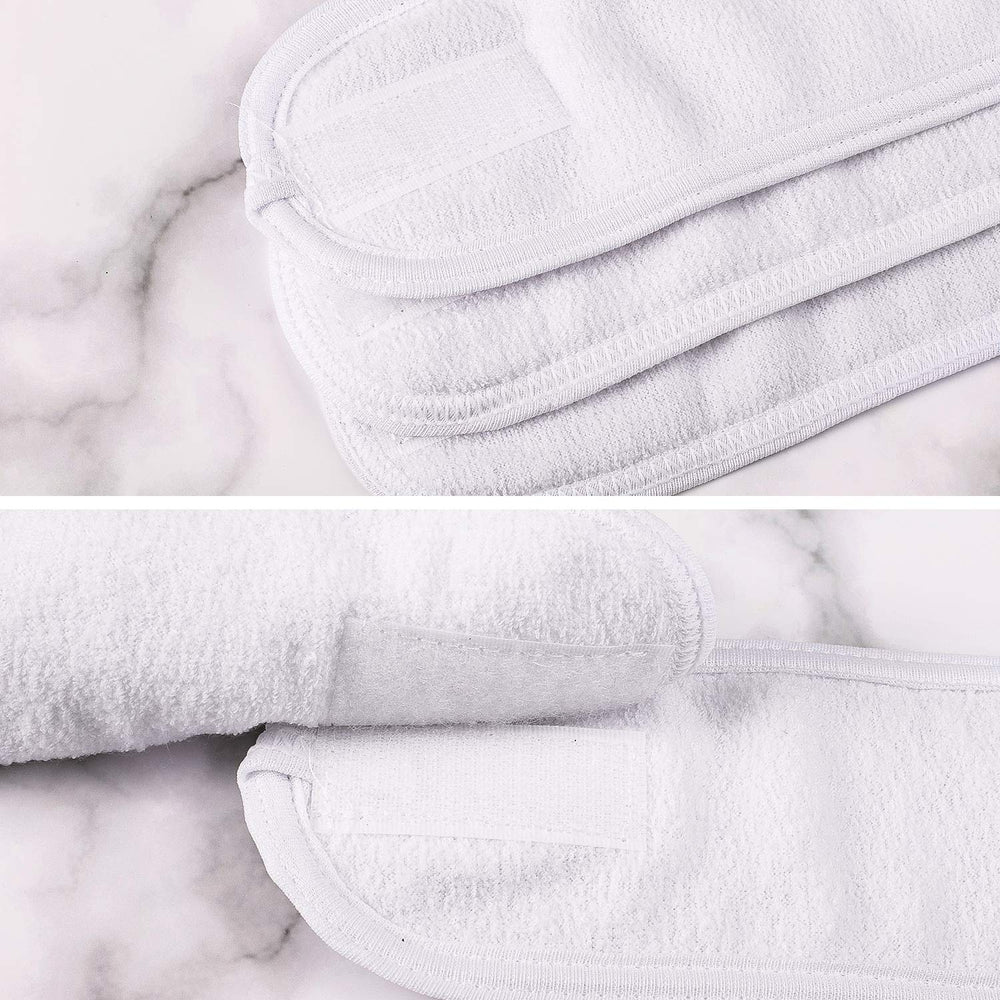 Whaline four-piece headband pack for daily spa, shower, or makeup sessions