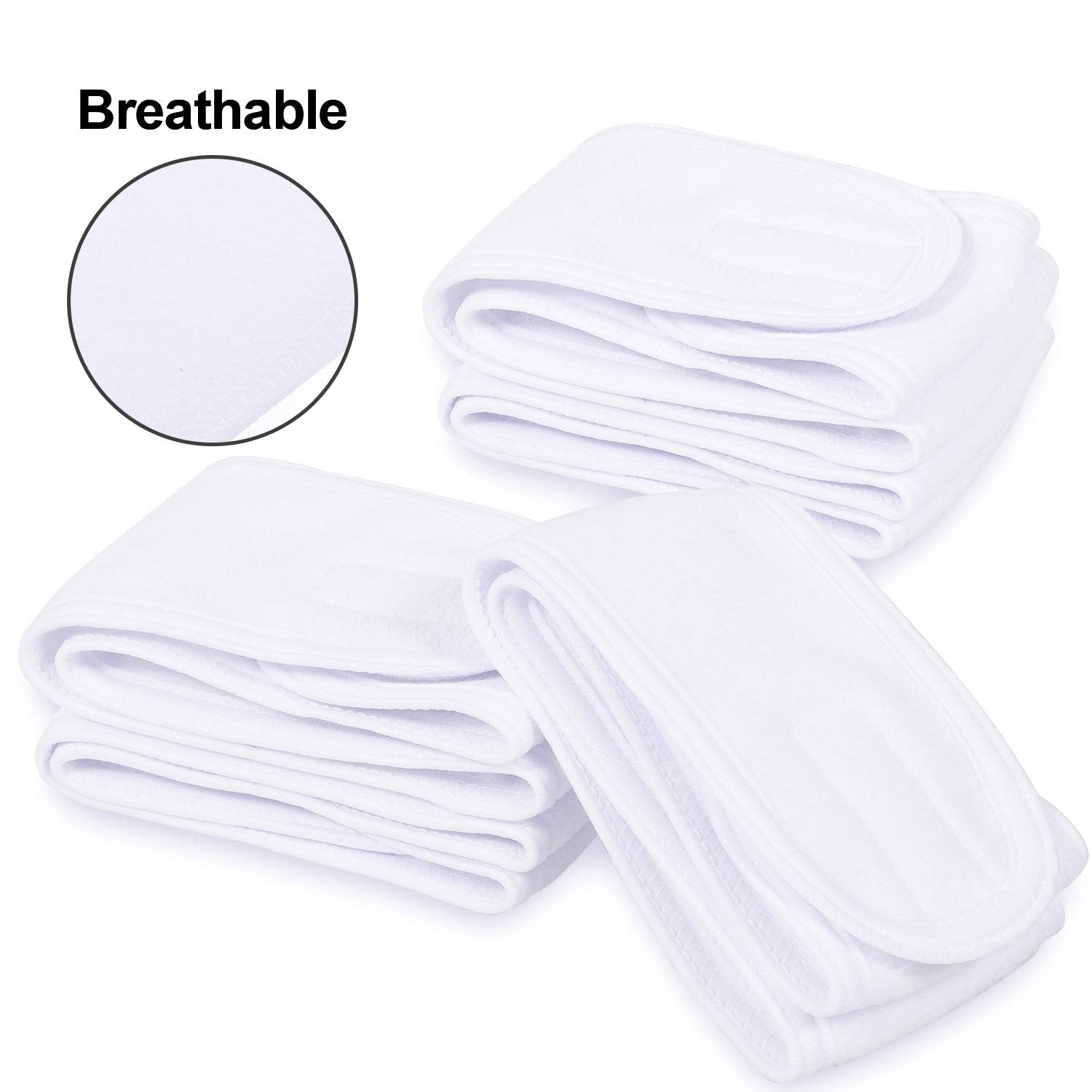 Whaline headband absorbs sweat during workouts to protect hairstyle