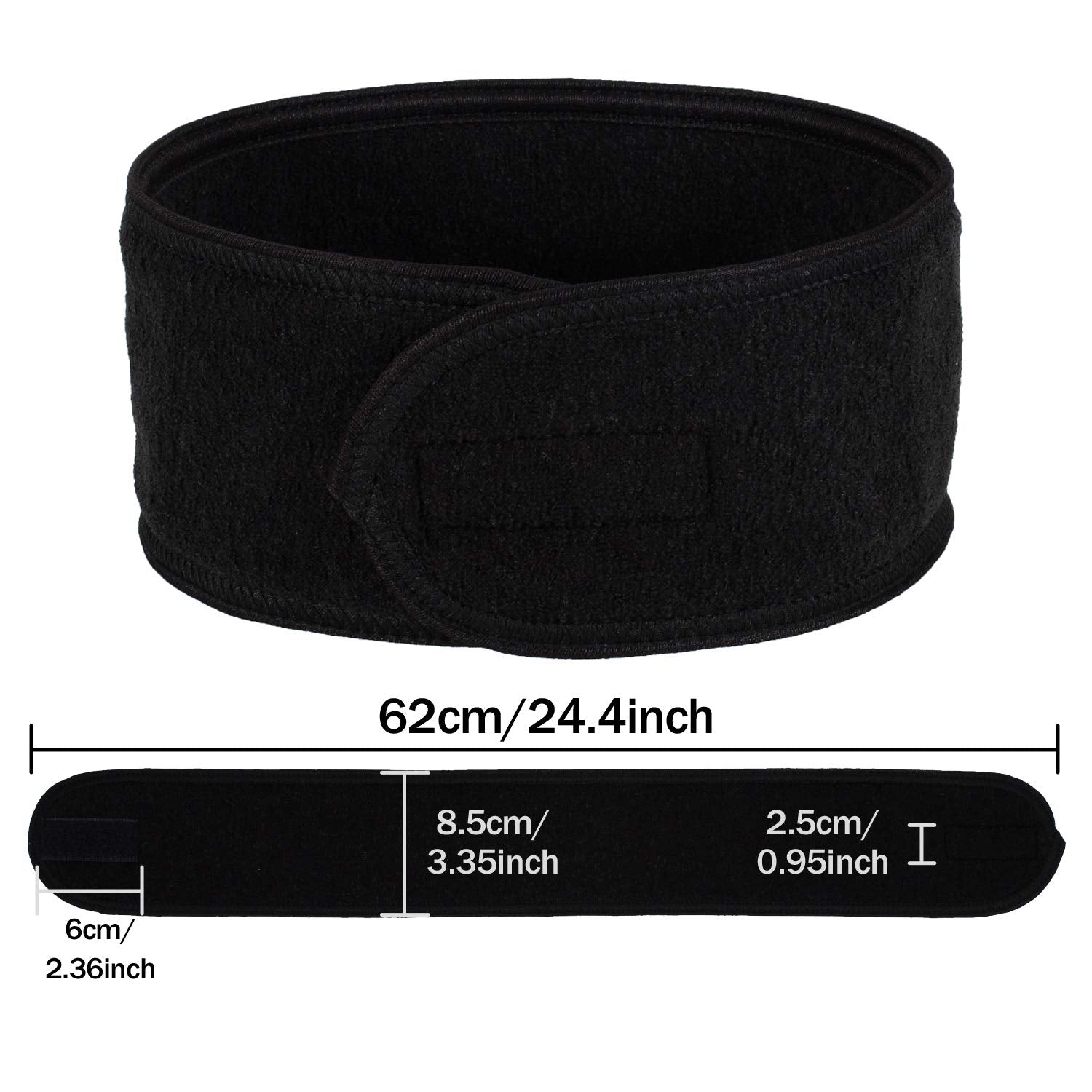 Whaline headband close-up showing soft, skin-friendly fabric for comfortable wear.