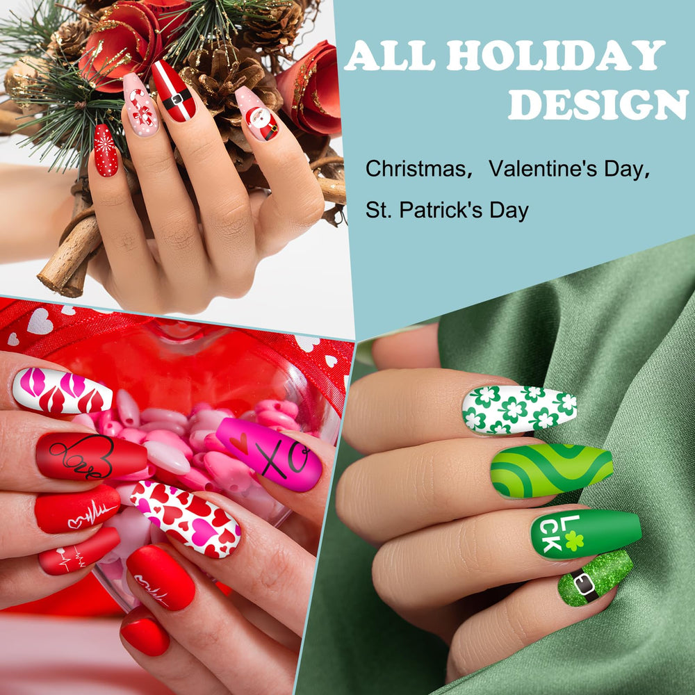 Whaline snowflake gnome plate for cute winter manicure designs
