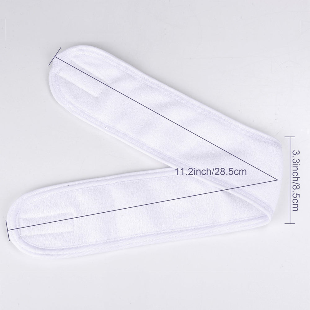Whaline terry headband soft material feels gentle on skin during makeup