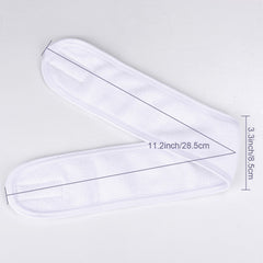 Whaline terry headband soft material feels gentle on skin during makeup