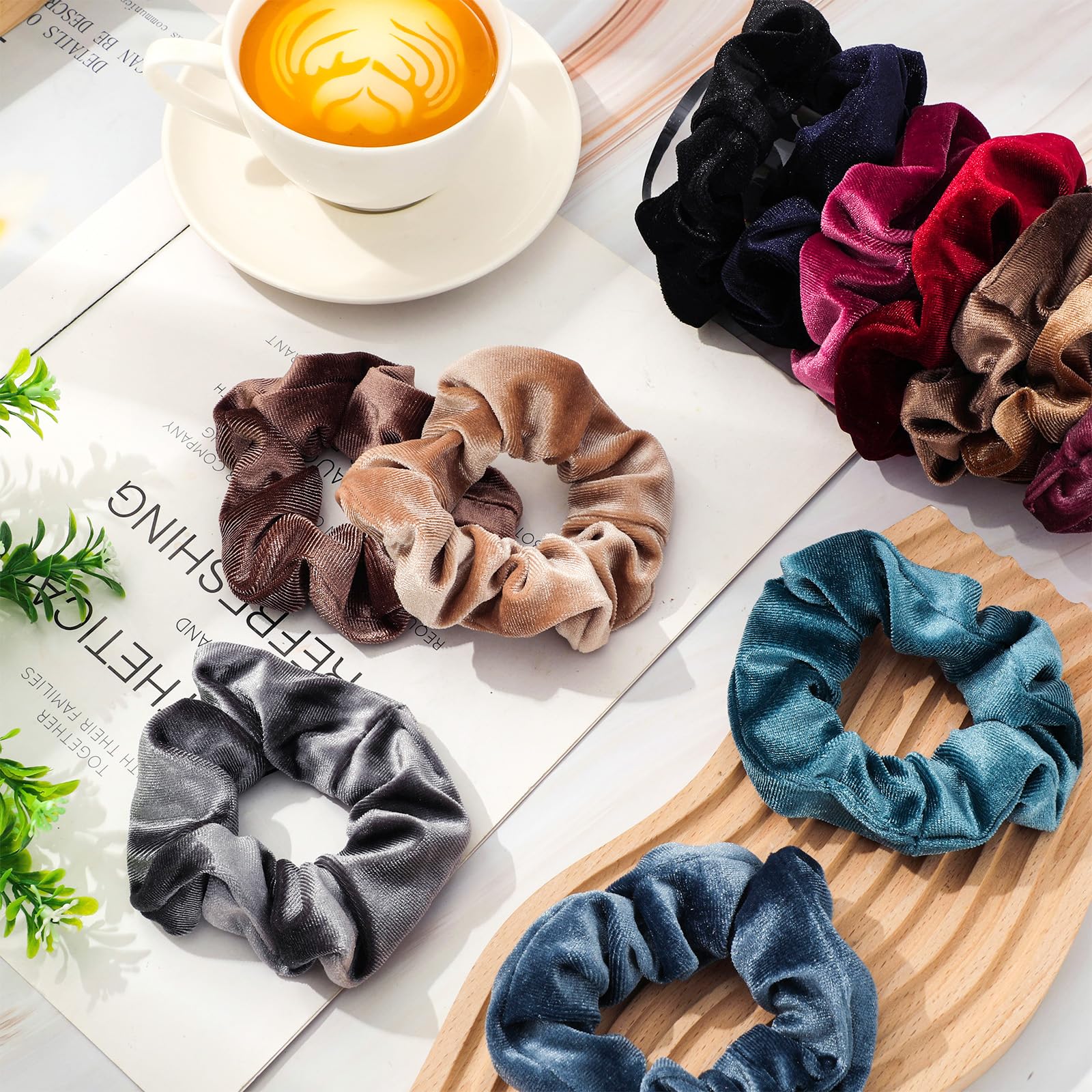 Whaline velvet hair ties offer style options and easy gifting ideas.