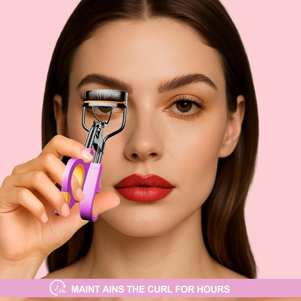 Whalrace eyelash curler ergonomic handle in two colors