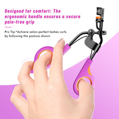 Whalrace eyelash curler pad close-up displaying silicone cushion