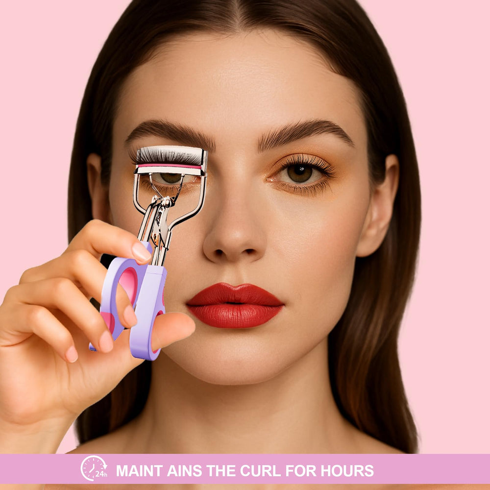 Whalrace eyelash curler stainless steel frame, durable daily performer