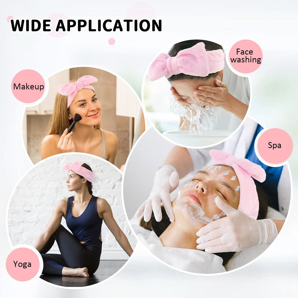 WHAVEL banda para lavado de rostro uso diario mantiene el cabello fuera del rostro.