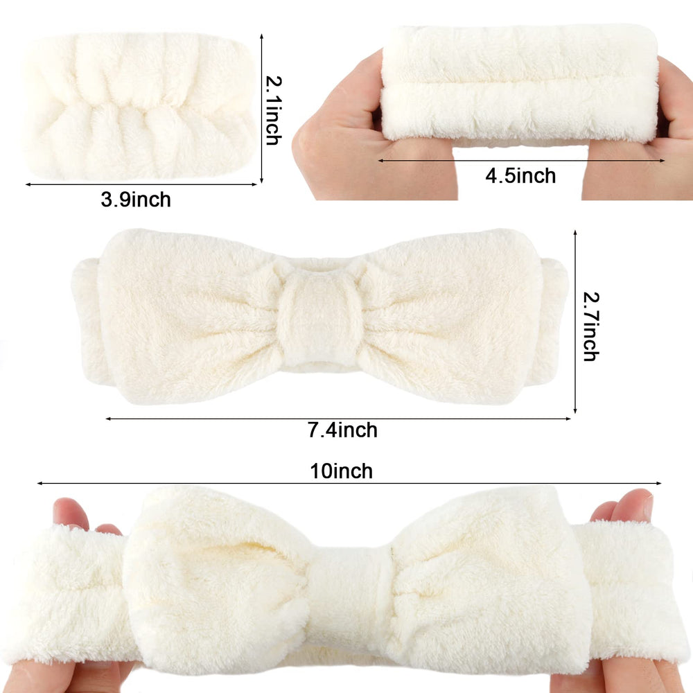 WHAVEL cosmetic hairband set keeps hair tidy during skincare.