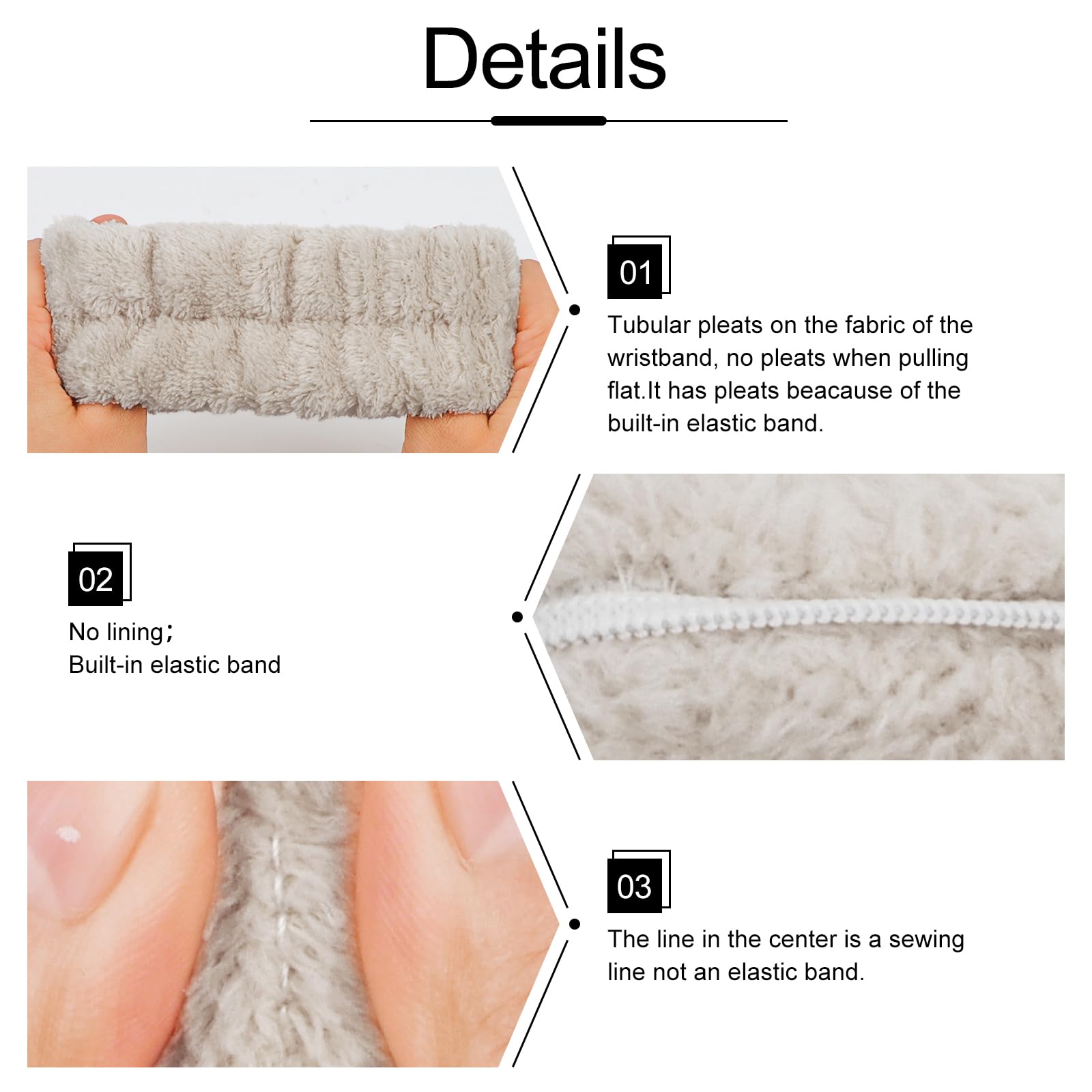 WHAVEL soft coral velvet headband offers plush comfort during masks.