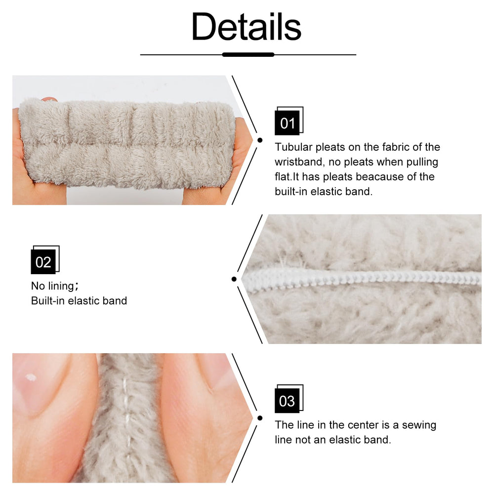 WHAVEL soft coral velvet headband offers plush comfort during masks.