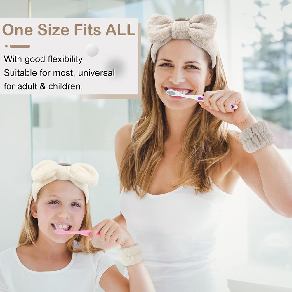 WHAVEL wristbands microfiber soft for gentle, mess-free skincare routines.