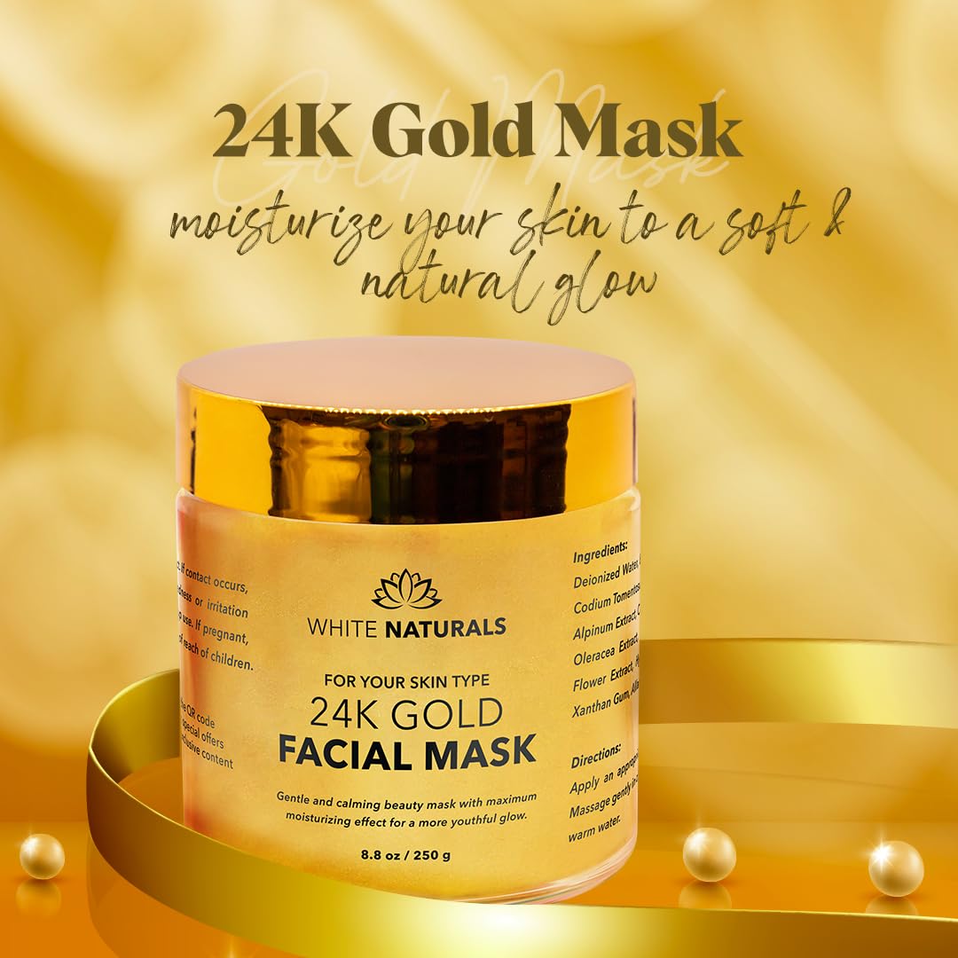 White Naturals 24K Oro: rutina spa en casa para cuidado facial